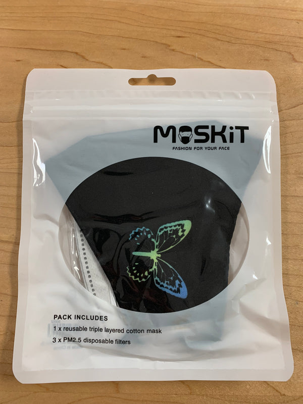 MASKiT Adult Masks - Rainbow Butterfly