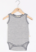 Mokopuna Singlet - Cloudy Bay Stripe - Eloquence Boutique