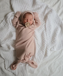 Mushie Knotted Gown - Blush