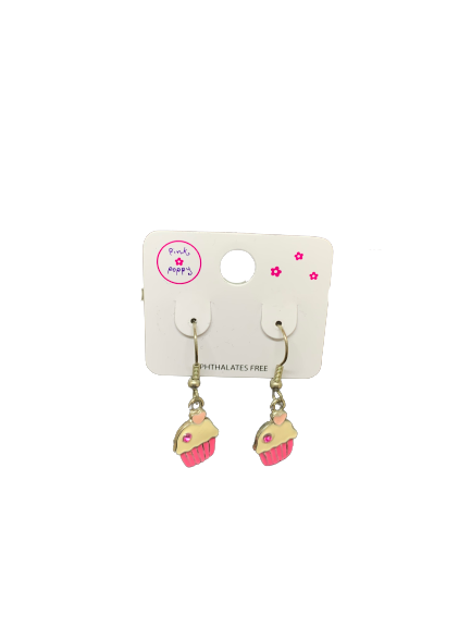 Pink Poppy Earrings - Glamour High Tea