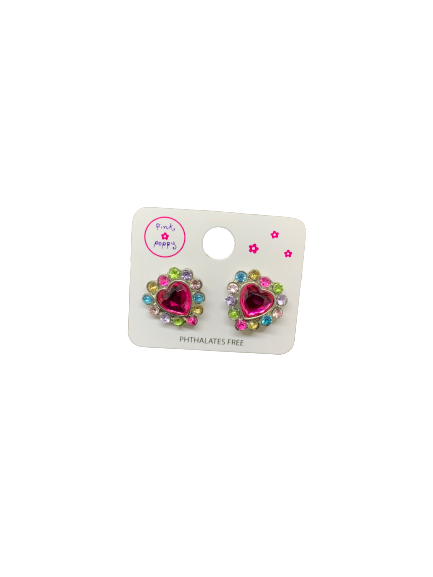 Pink Poppy Earrings - Glamour High Tea